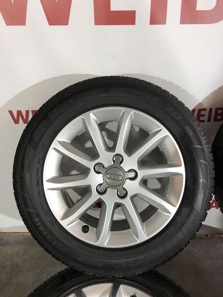 Winterräder Audi A4 8K Dunlop 225/55 R16  B386 in Großschirma