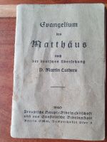 Antiquarisches Heft - Evangelium des Mathäus - 1940 Kiel - Kronshagen Vorschau