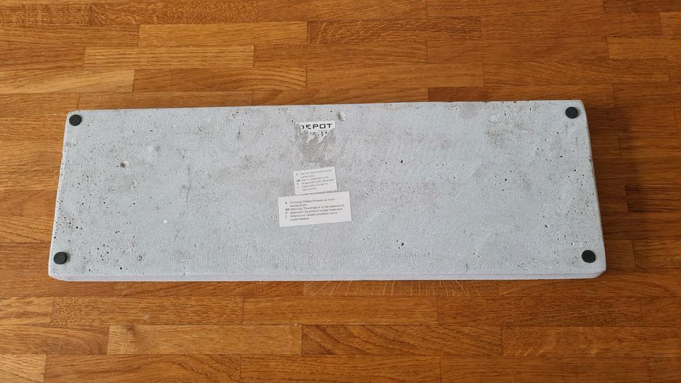 Beton Schale Deko Tablett 45x15cm in München