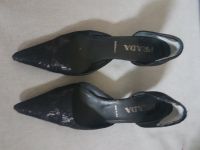 Prada Pumps Kitten heels 38 schwarz Brokat vintage Sachsen - Pesterwitz Vorschau