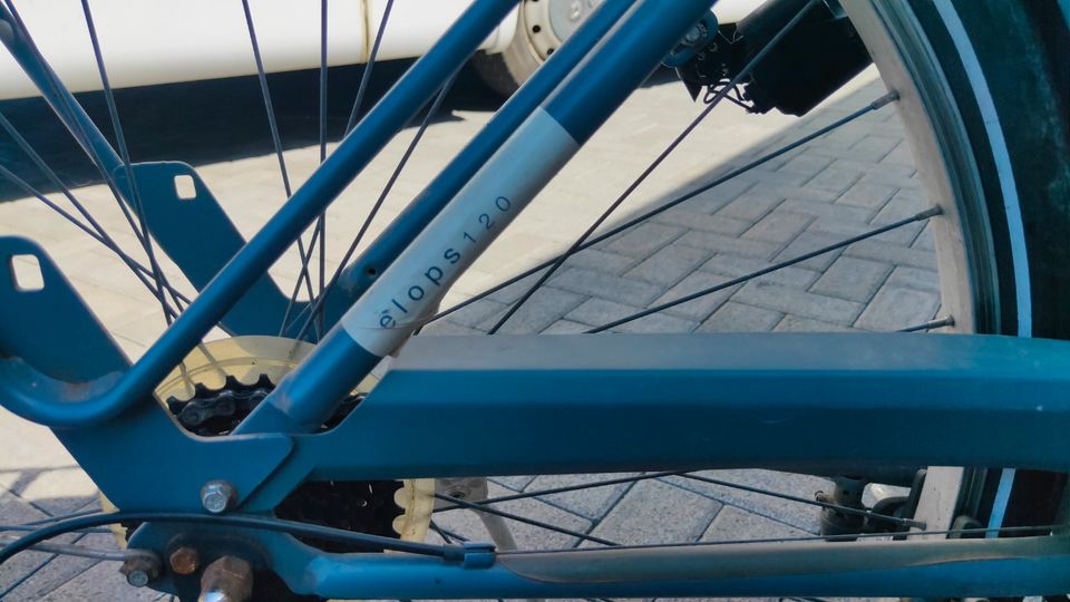 City Bike 28 Zoll Elops 120 LF Damen Fahrrad blau-grau in Dillingen (Saar)