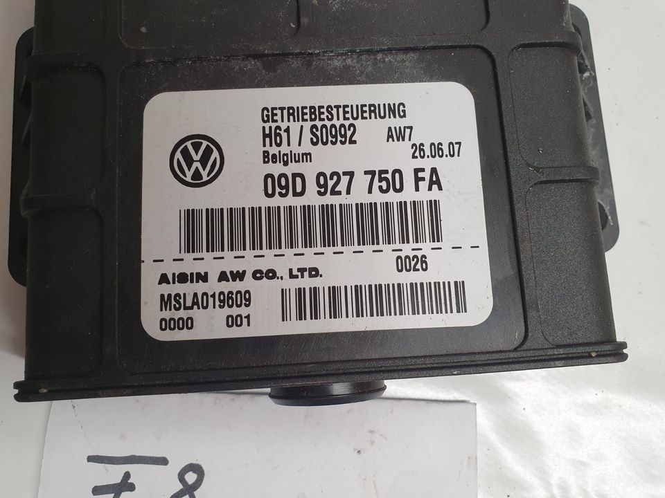 VW Touareg 7L Getriebesteuergerät Steuergerät 09D927750FA Bj.07 in Bremervörde