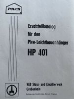 Ersatzteil Katalog DDR Anhänger Pouch HP 401 VEB IFA mobile Baden-Württemberg - Weingarten Vorschau