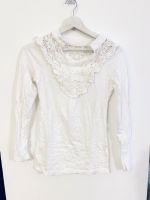 Italienische Bluse langarm shirt Spitze weiß 36 38 S M boho Süd - Niederrad Vorschau