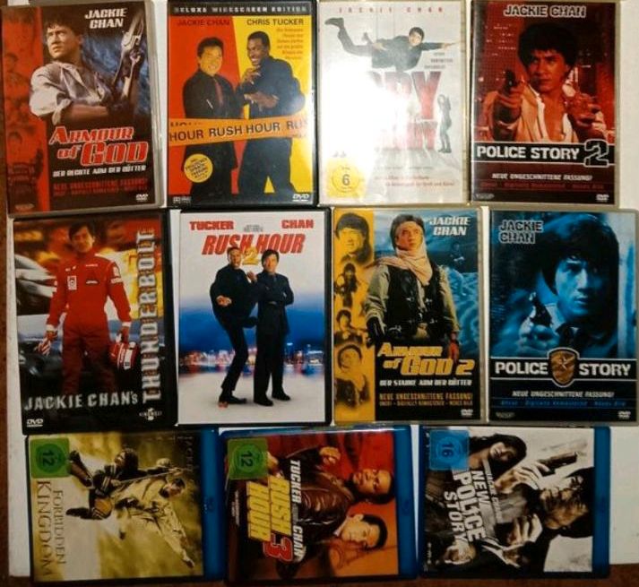 Jackie Chan 8 DVD 3 Blu-ray in Wiesbaden
