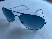 Fliegerbrille Pilotenbrille Sonnenbrille blau Retro Sachsen-Anhalt - Magdeburg Vorschau