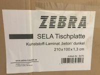 Zebra Tischplatte Sela Beton 210x100 HPL Kunststoff-Laminat Nordrhein-Westfalen - Lindlar Vorschau