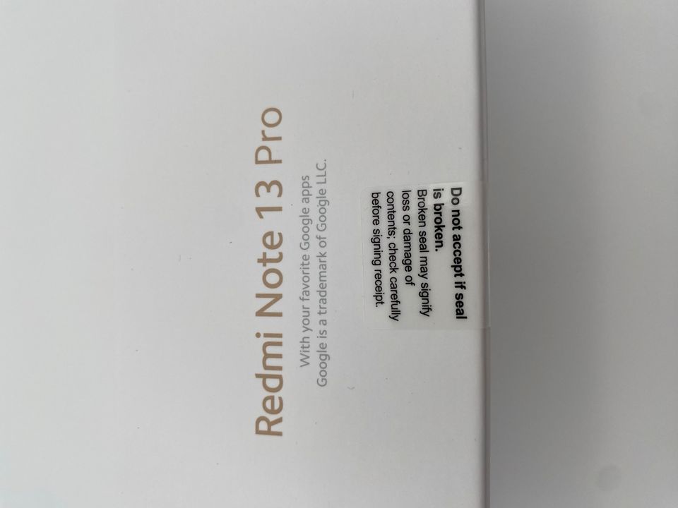 Xiaomi Redmi Note 13 Pro 8GB 256GB Midnight Schwarz Smartphone in Filderstadt