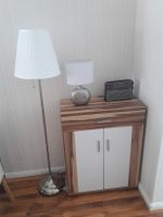 Ikea Schrank Kommode Bambus Holz Optik 90x70x32cm braun weiß Türe Nordrhein-Westfalen - Monheim am Rhein Vorschau