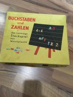 Prefo Buchstaben und Zahlen Steckspiel alt 60er Jahre Sachsen - Helbigsdorf Vorschau
