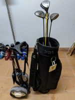 Golfset edle spanische Luxus-Leder-Golftasche Golfwagen Düsseldorf - Friedrichstadt Vorschau