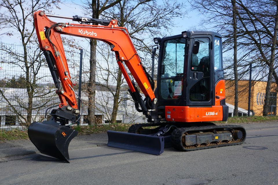 Minibagger Kubota U36-4 mit MS03 SW Löffelpaket * in Waldbröl