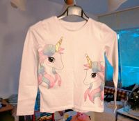 H&M Einhorn Langarmshirt Gr. 128 Frankfurt am Main - Sachsenhausen Vorschau