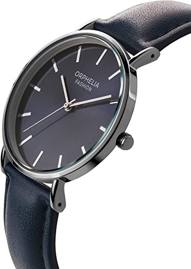 Orphelia Fashion Herren Analog Quartz Uhr Forest mit Leder Armban in Körle