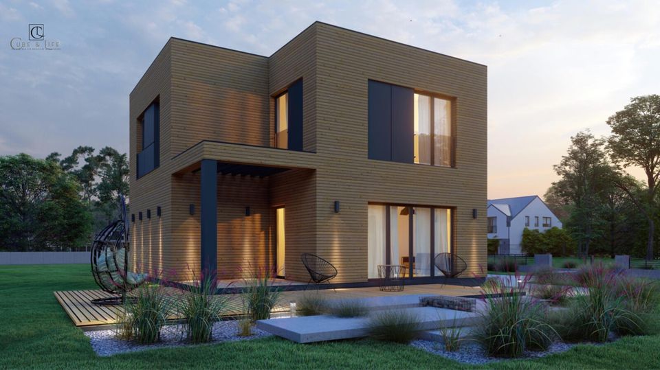 Modernes Modulhaus mit praktischer Raumaufteilung und stilvollem Design in Kellenhusen