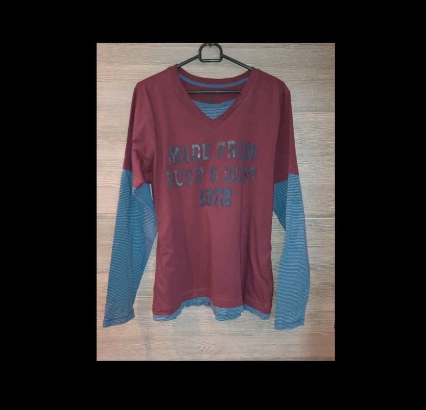 Pullover Pulli Sweatshirt Shirt M L 44 46 hellblau blau langarm in Mülsen