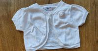 Kleidjacke Bolero weiß Kurzarm Gr. 74 Hessen - Offenbach Vorschau