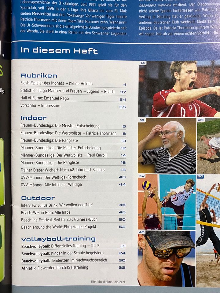 2 Hefte Volleyball Magazin (06/2010 und 06/2011) in Neuensalz