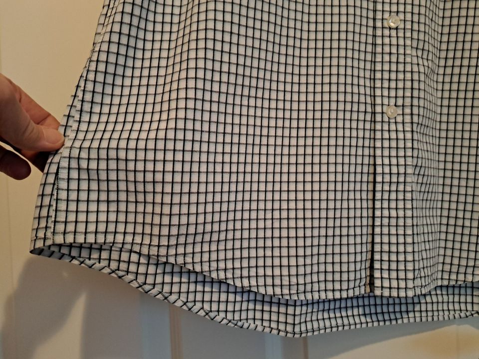 Esprit Hemd Oberhemd, L, kariert, langarm, blau weiß, sehr guter in Horneburg