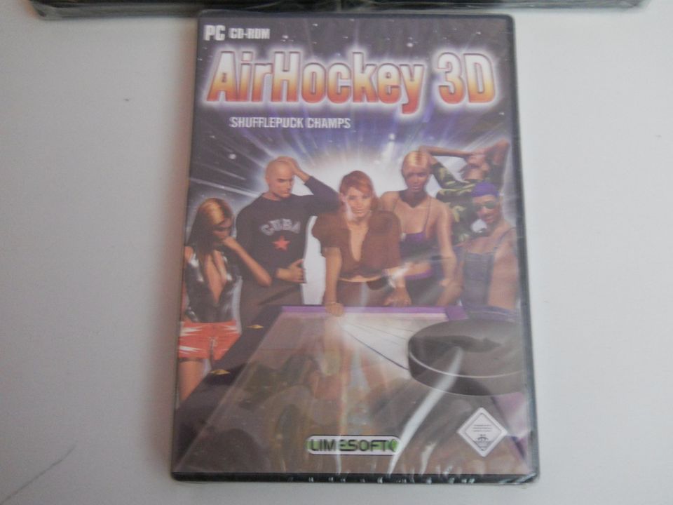 Ältere PC - Spiele Atomix , Air Hockey. CD-Rom. in Birkenau