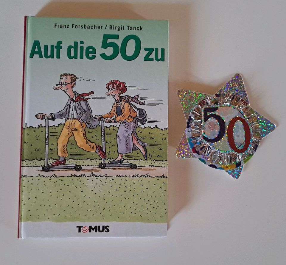 Auf die 50 zu Buch und Anstecker in Bruchmühlbach-Miesau