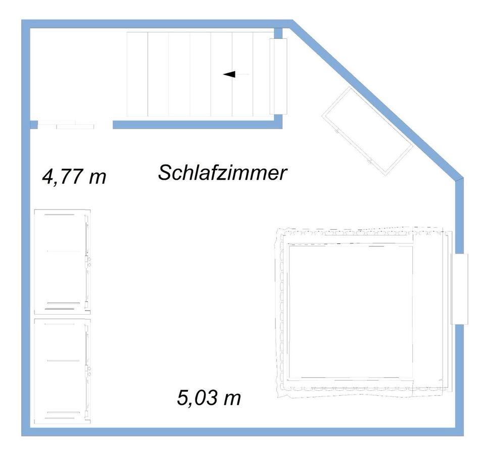 2 Raum Wohnung mit großen Terassen in Friedland