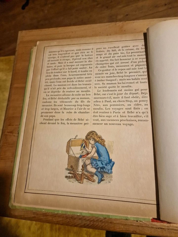 ANTIK Bébé en voyage-französ. Kinderbuch Paris ca 1896 in Eresing