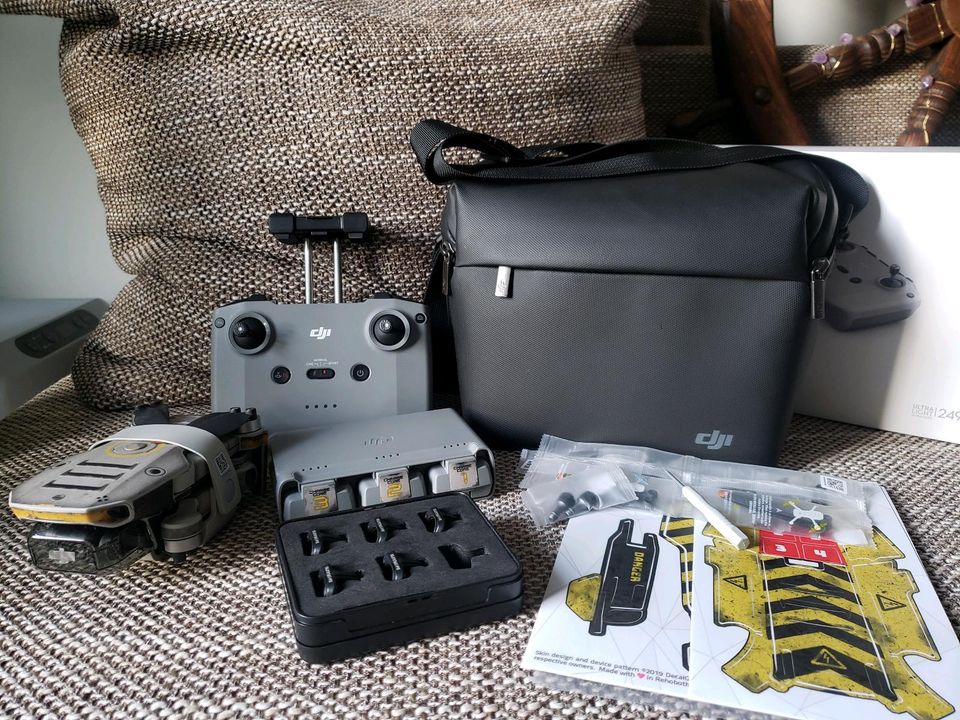 DJI Mini 2 4k, Custom Skin, Fly More Combo+Extra Akku, Filter-Set in Schöpstal