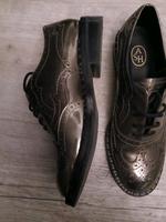 Ash Budapester Schuhe 37 neu Gunmetal Silber Hoschek Dandy München - Altstadt-Lehel Vorschau