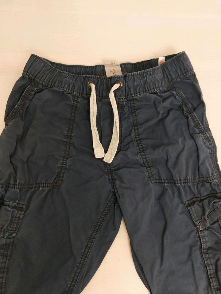 H&M Hose Pull on Jogger  Jungs Krempelhose Sommerhose  122  Blau in Germering