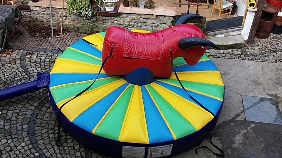 Vermiete Kinderbullenreiten,Hüpfburg,Partyzelte in Bad Langensalza