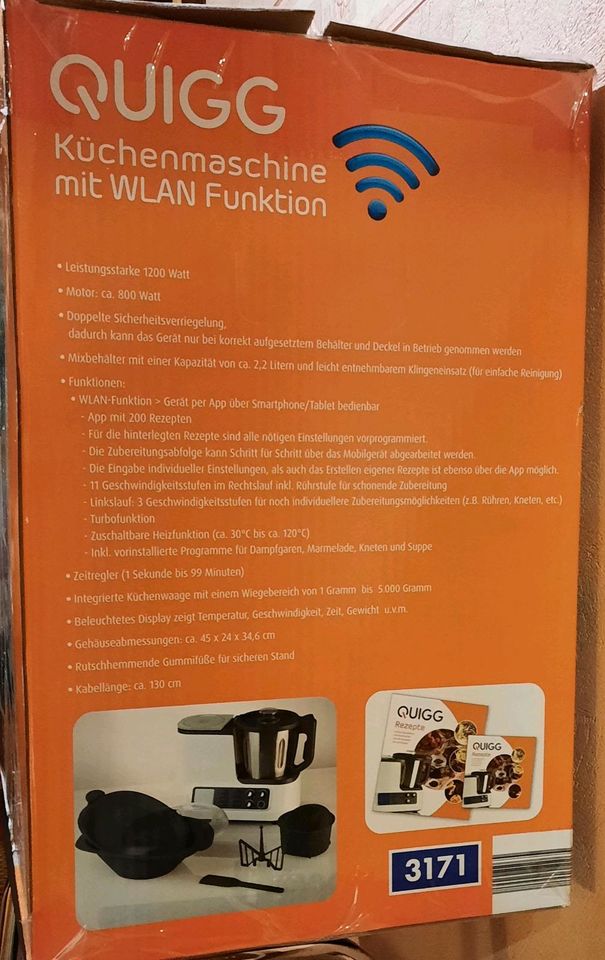 QUIGG Küchenmaschine mit WLAN-Funktion OVP in Kiel