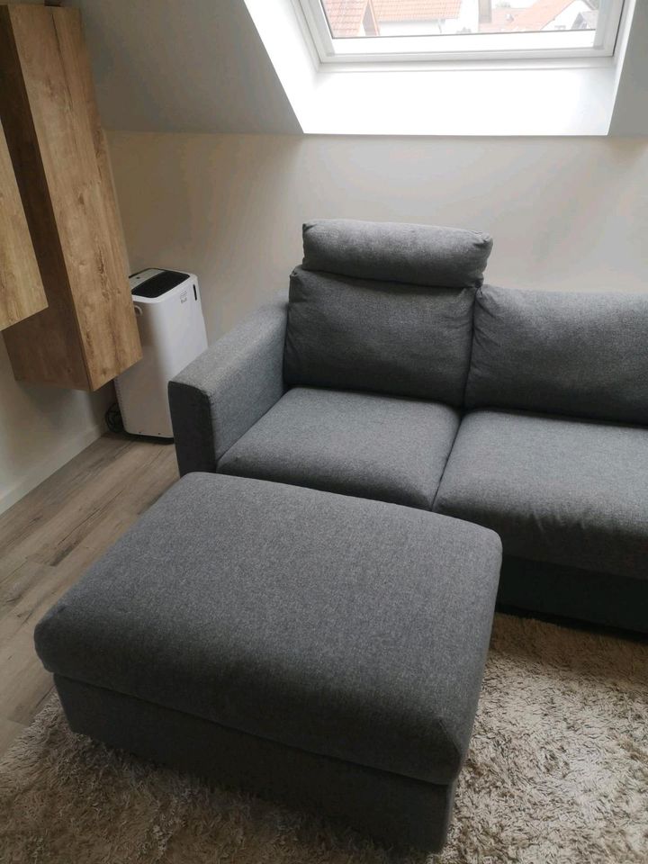 VIMLE IKEA Couch Sofa neuwertig Inkl. Hocker in Lingenfeld
