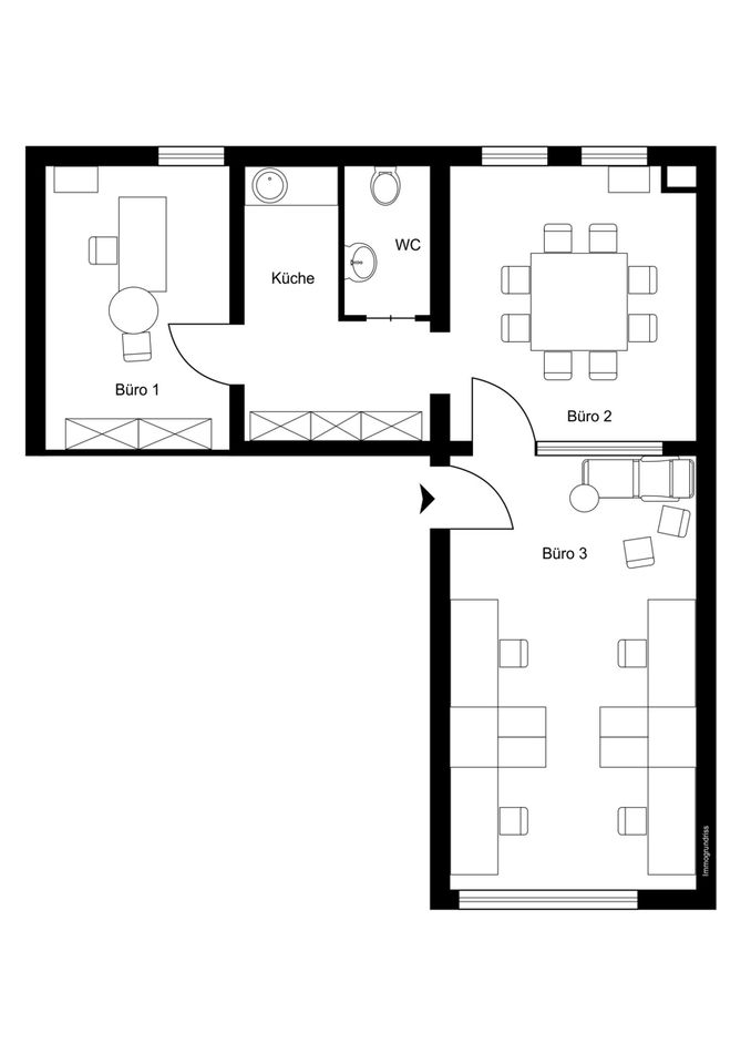 LAYER IMMOBILIEN: Keine lange  Vertragsbindung: Gewerberäume in Augsburg-Haunstetten. in Augsburg