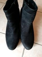 Stiefeletten schwarz Gabor Größe 40 Wildlederoptik Bayern - Kösching Vorschau