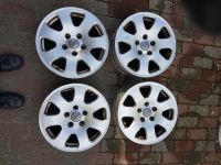 4x original Audi Alufelgen A4 7Jx15 LK112 ET39 8E0601025 TOP Zust Hessen - Hanau Vorschau