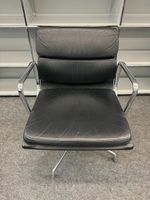 Vitra EA 208 Soft Pad / Drehbar / Leder Schwarz / 6x Stuttgart - Stuttgart-West Vorschau