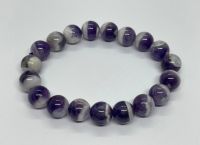 Chevron Amethyst Armband 10mm Niedersachsen - Worpswede Vorschau