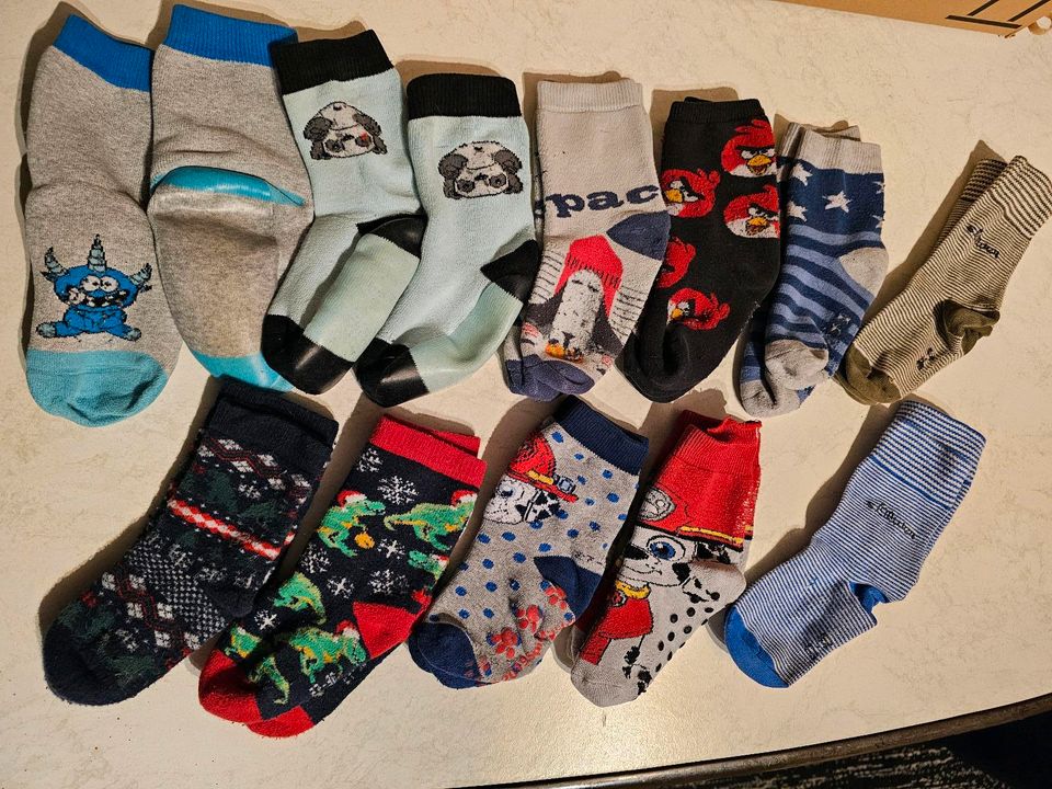 11 Paar Socken, Gr. 27-30 in Freystadt