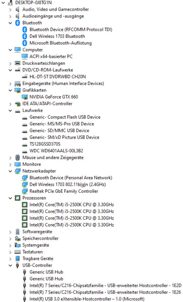 PC Dell Vostro CPU i5-2500K -3,7GHz|GTX 660 2GB|16GB RAM|SSD&HDD in Cloppenburg