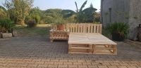 Neues Paletten Palettenbett Holzbett Jugendbett Bett 2m x 1.40m Sachsen-Anhalt - Weißenfels Vorschau