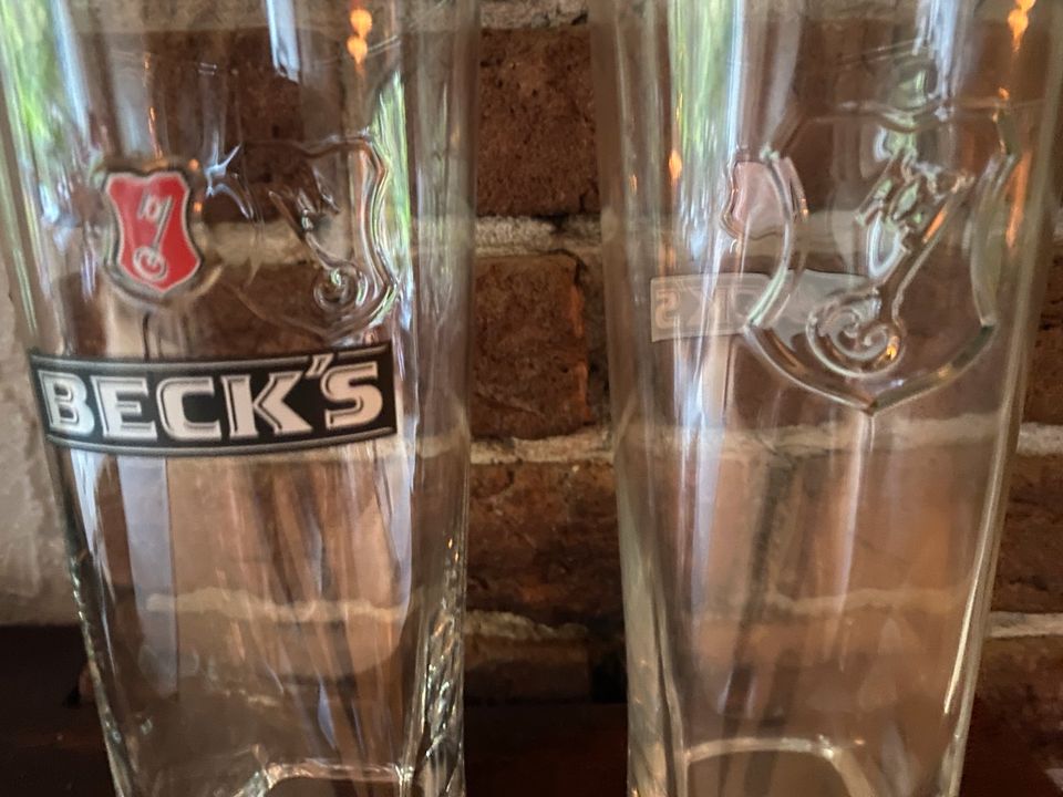 ❗️2 Beck‘s Bier Gläser 0,5l in Hamburg