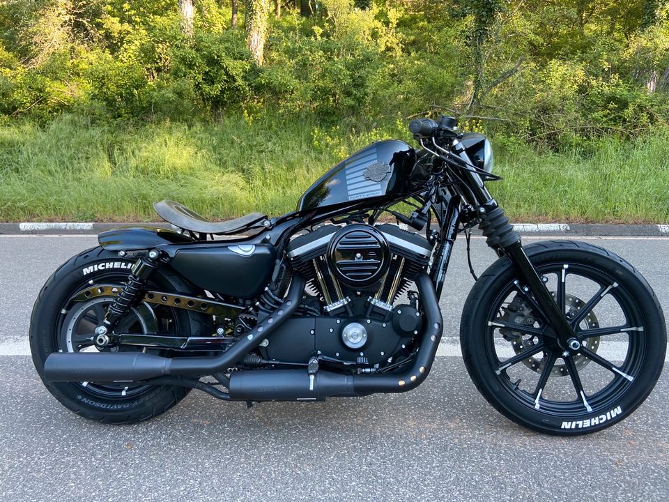 Harley-Davidson Sportster Iron 883 Bobber Kesstech Forty Eight in Weinsheim (Kr Bad Kreuznach)