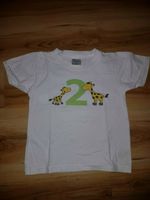 T-Shirt Giraffe zum 2. Geburtstag Gr. 98 / 104 weiß TOP Brandenburg - Elsterwerda Vorschau