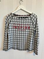 Doppelseitig tragbares Langarm Shirt schwarz weiß rot Gr. 36/38 Thüringen - Worbis Vorschau