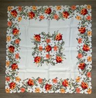 Tischläufer Tischdeco Blumen quadratisch 82 x 82 cm rot Bielefeld - Bielefeld (Innenstadt) Vorschau