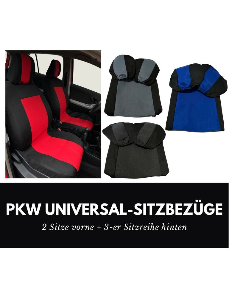 PKW Universal Sitzbezüge in versch. Farben Schonbezug Komplettset in  Saarland - Heusweiler, Tuning & Styling Anzeigen