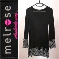 NEU Stretch + tailliert:  Longshirt/ Kleid  schwarz weiß Paisley Horn-Lehe - Lehesterdeich Vorschau