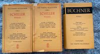2 x Schiller und 1 x Büchner gesammelte Werke, alte Ausgaben Baden-Württemberg - Baden-Baden Vorschau