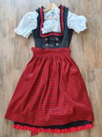 Mittellanges Dirndl schwarz/rot Bayern - Heimertingen Vorschau